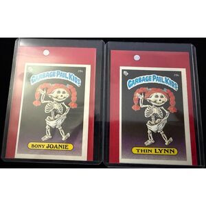 Vintage 1985 Topps Garbage Pail Kids UK Minis Series 1 29A and 29B